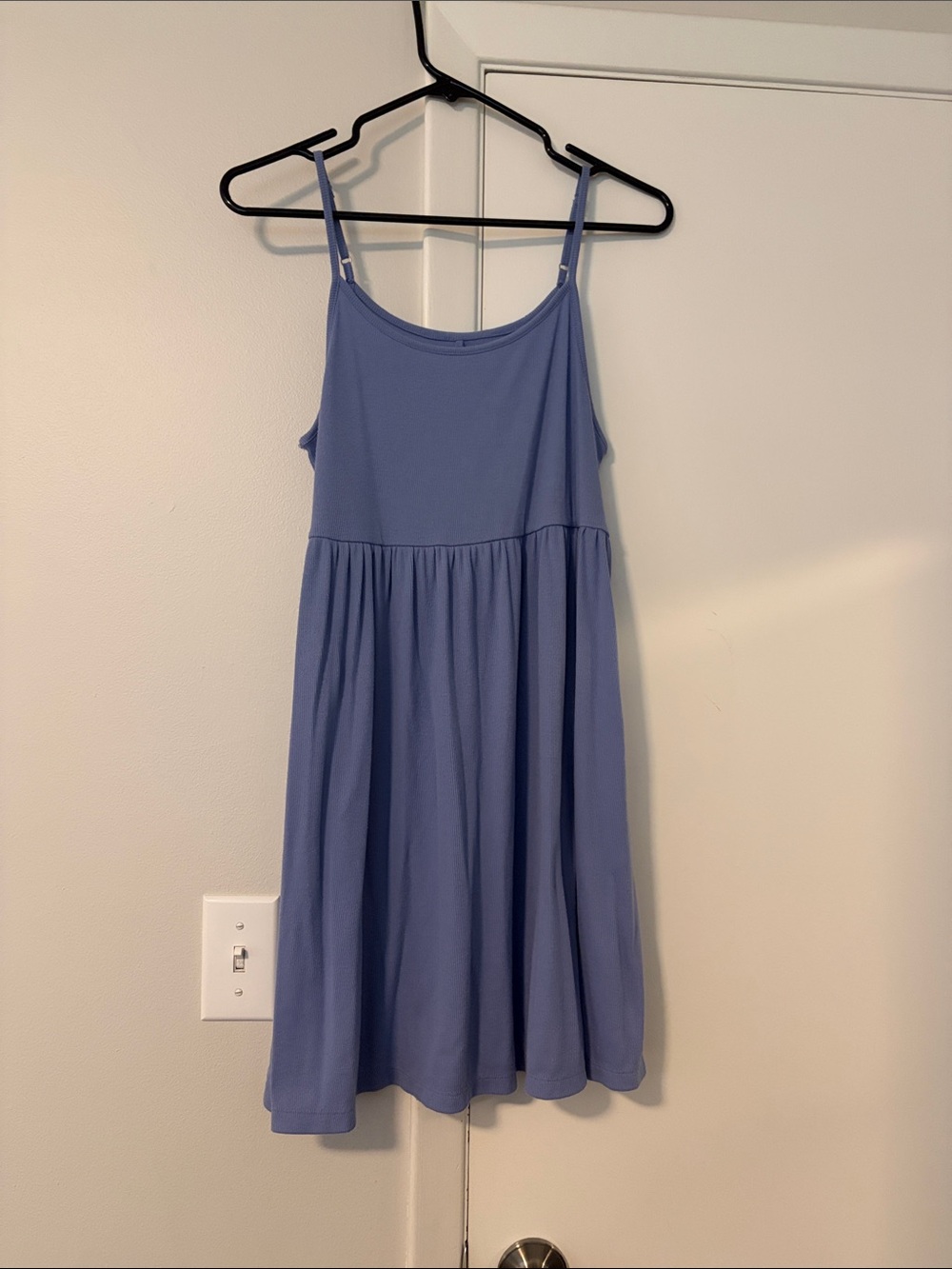 Women’s Sleeveless Lavender Blue Spaghetti-Strap Dress